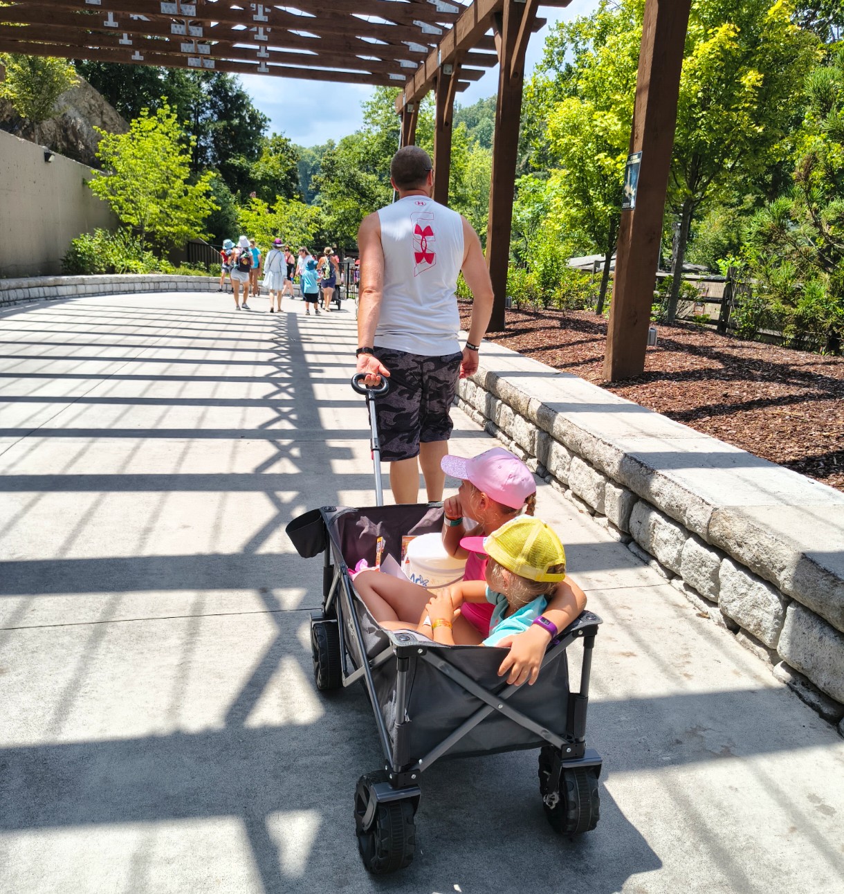 Family enjoying a vacation together